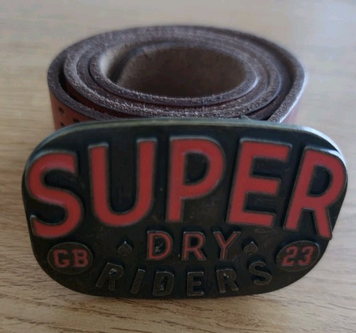 Superdry riders brown - brown, leather