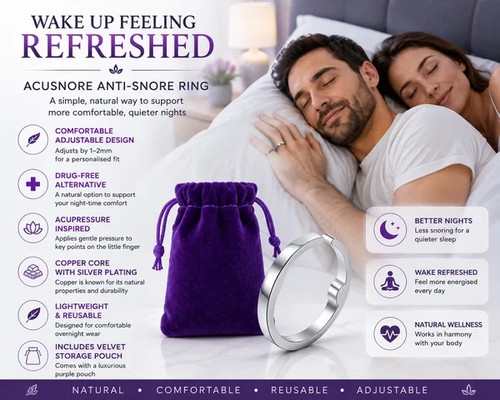 Anti snore ring acupressure - anti,