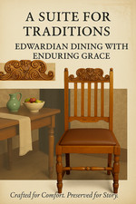 Edwardian 6-Chair Dining Suite | c.1900 | Documented 1993 Restoration | Marked “