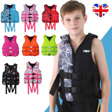 2025 Kids Adults Life Jacket Swimming Floating Surf Zip Vest Buoyancy Aid Jacket