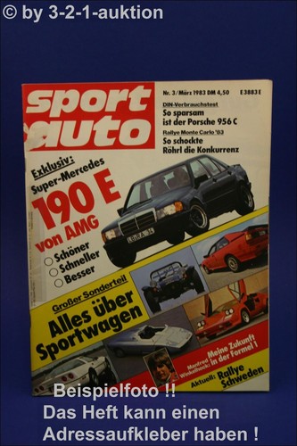 Sport auto 190 e amg - 190,