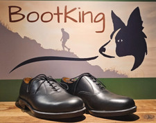 Black Oxford Leather Parade Shoes with hard wearing Rubber sole RAF DMS Service