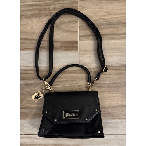 Playboy black embossed bunny - playboy,