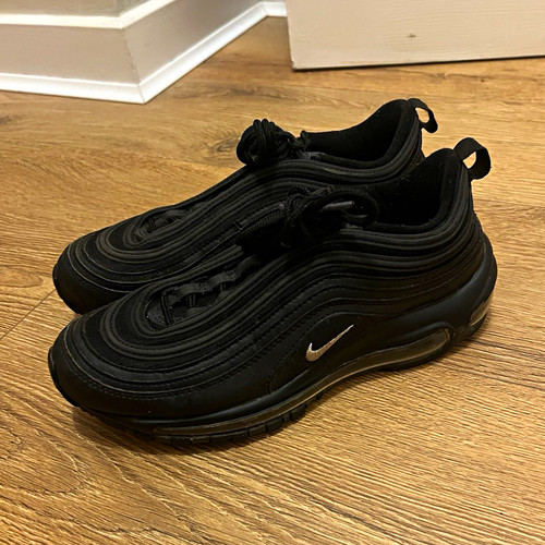Women black nike - black, max