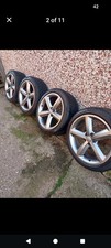 🌟Genuine Audi 18 inch Alloy Wheels 5x112 with good tires 