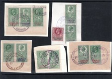 Revenues - Consular Service Stamps with Cancels  x 12  - unchecked