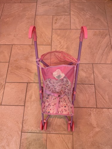 Folding toy baby stroller pink - baby,