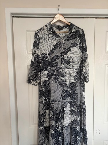 Patterned maxi dress - , 3/4