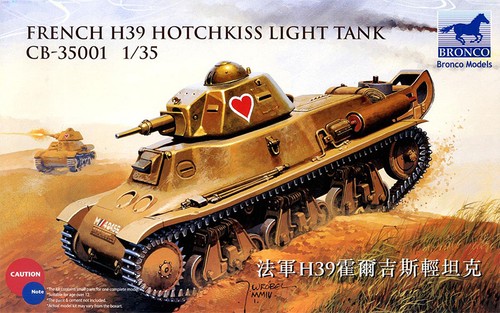 Bronco cb35001 french h39 - 1/35,