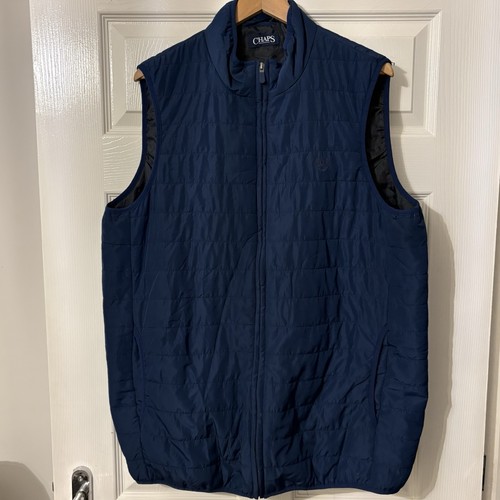 Chaps navy blue quilted - chaps,