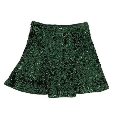 Women skirt green sequin - women's,