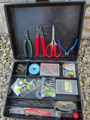 Job lot cat fishing - cat, tackle
