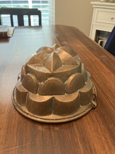 Antique Copper Jelly Mold Star