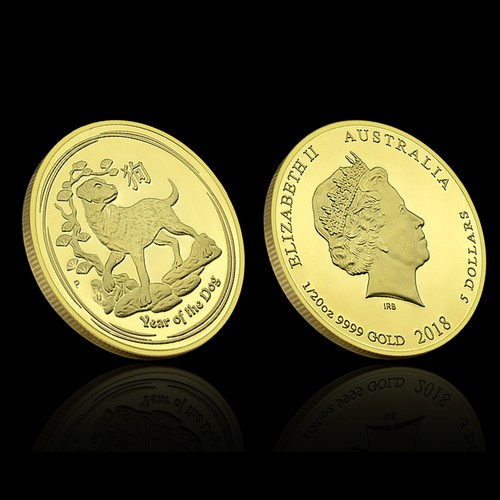 Year the dog challenge coin - year,