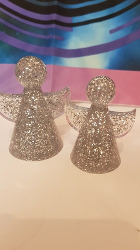 Resin angels assorted colours