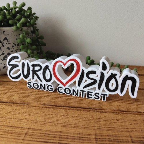 Song contest sign - sign, decor