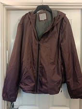 Tu Men's Burgundy Rain Jacket