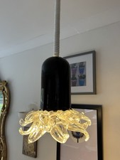 Murano Italy Vintage Glass Pendant Lamp