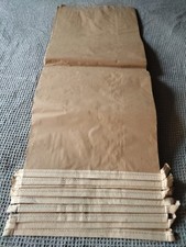10 New Large Brown double core Potato Sacks 98 Cms X 42 Cms
