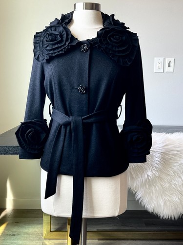 Size black wool - black, blend