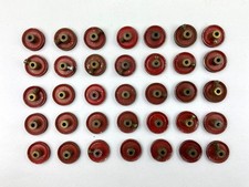 27 x Original Meccano 1” Red