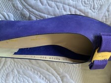 Salvatore Ferragamo Vara bright  Blue  Shoes Size UK 7