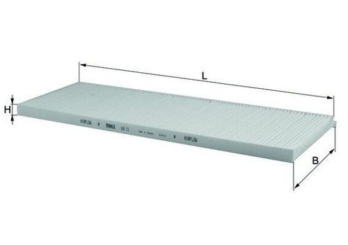 Cabin air filter - air, fits