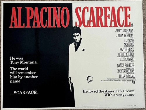 Scarface british quad - scarface,