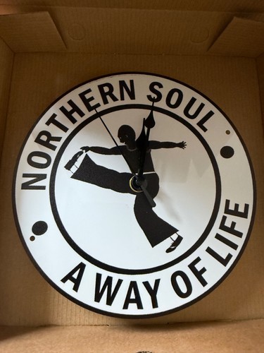 Northern soul metal wall - , clock