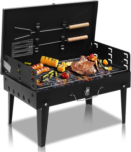 Portable charcoal bbq grill - charcoal,
