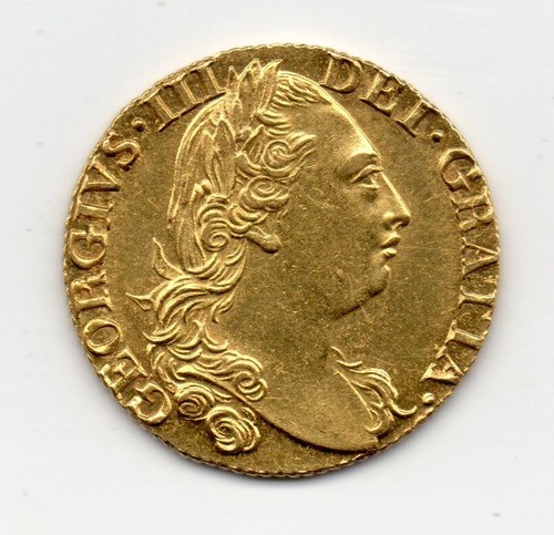 1785 gold guinea - george, iii