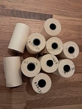 Vintage Cash Register  Till Rolls 64mm x 38mm x 12.5mm  (Unused Old Stock ) x10
