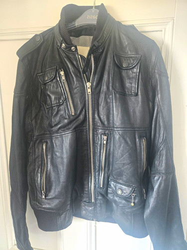 Diesel men black - black, leather