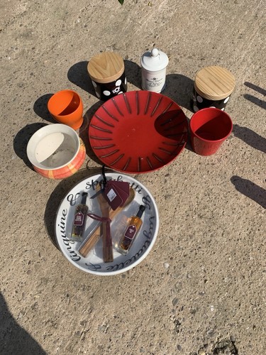 Selection pottery items - pottery,