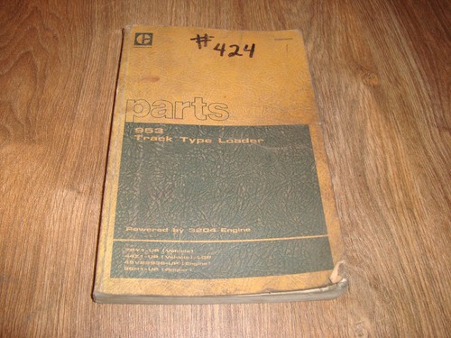 Caterpillar 953 track - track, type