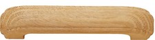 D Pull Cabinet Handle, Unfinished Oak, Fixing Centres 96 mm, Adda
