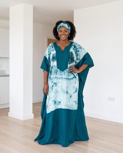 Women brown african cotton - brown,