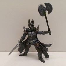 Papo Fantasy World Black Knight Triple Battle Axe Medieval Figure 2006