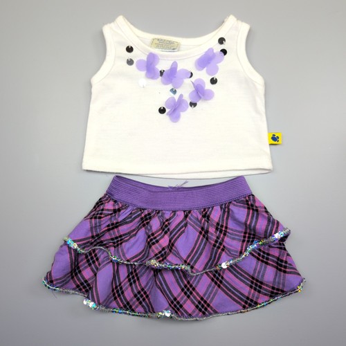 Build bear white purple - a,