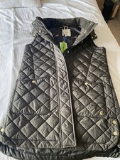 Joules Chatham Long Gilet Size