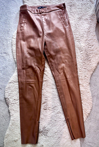 Zara woman faux leather - zara,