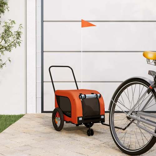 Walplus orange black pet bike - pet,