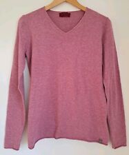Mark Maglificio Soft Jumper Pink Viscose Mix Size 8-10 Heart Badge Detail 