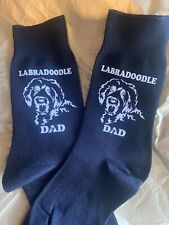 Labradoodle Dad Pet Dog Socks Men’s Christmas Present Gift Dog Breed
