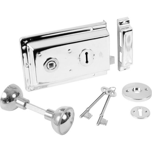 Era rim lock with handles - lock, door