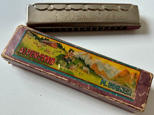 Vintage hohner harmonica alpen - vintage,
