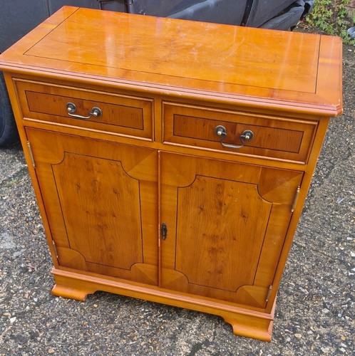 Yew wood cabinet - over, two