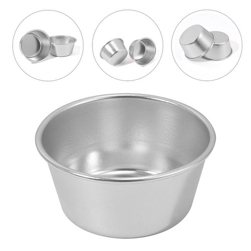 Stainless steel pudding moulds - steel,