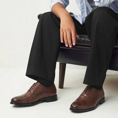 Mens lace formal brogues - mens, up