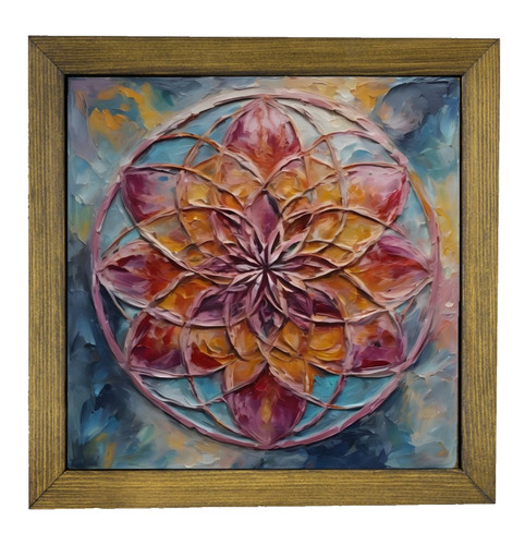 Radiant mandala kiln fired - radiant,